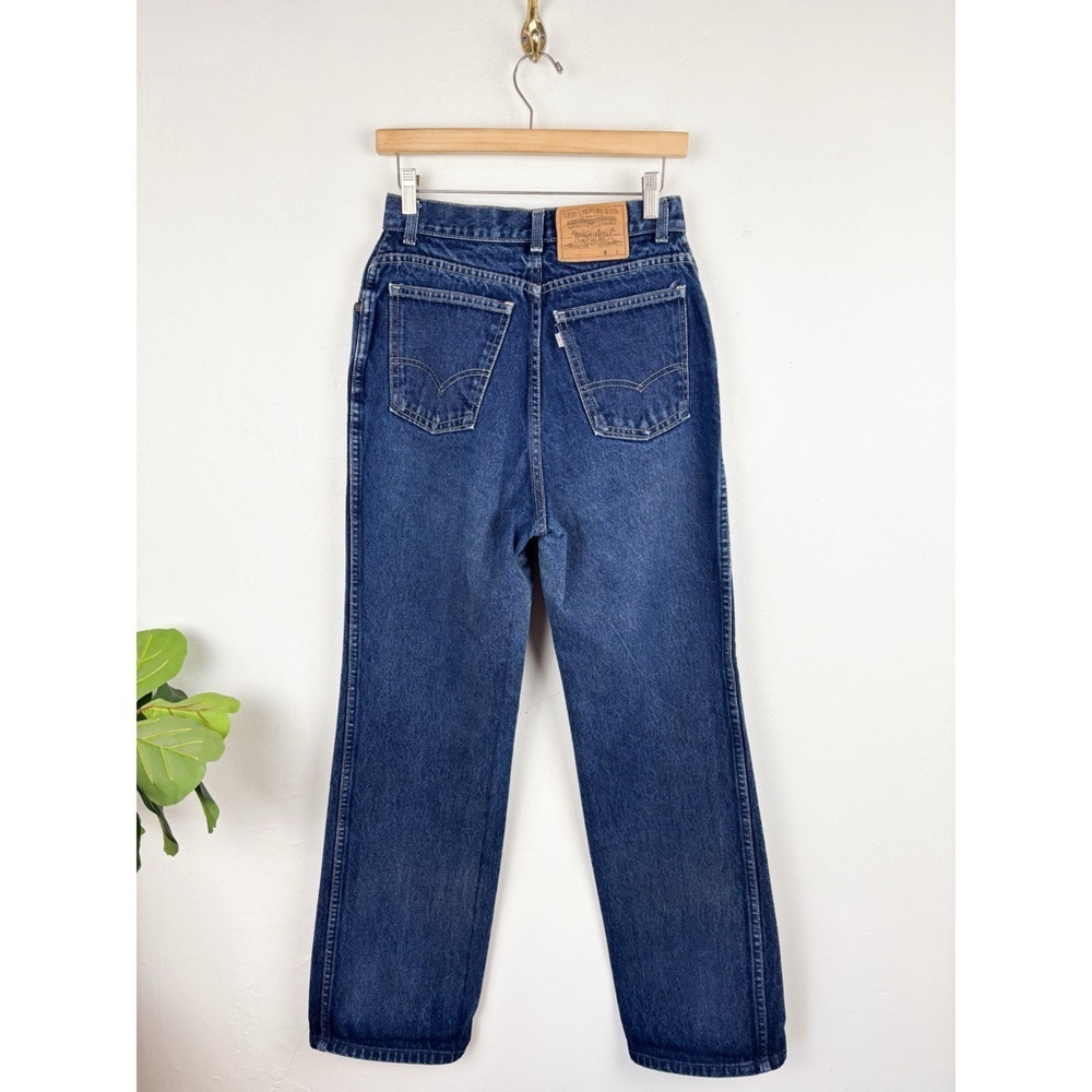Vintage Levi’s White Tab High Waisted Wide Leg Jeans Sz 26